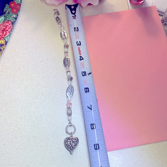 “Inspiration Charm Bracelet” BELIEVE / COURAGE / STRENGTH  “NWT” - Picture 5 of 7